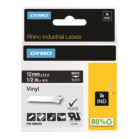 IND.VIN.LAB.PRIN.RHI.12MM W.BK