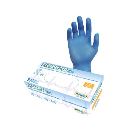 GANT NITRILE.POUD X.LARG.BLEU (100)