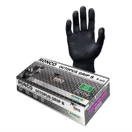 NITRILE GLOVE 6MIL.LARG.FRE.BK (50)
