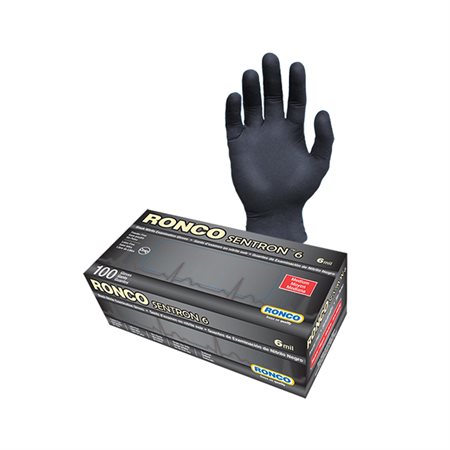 NITRILE GLOVE.FREE MED.BK (100)