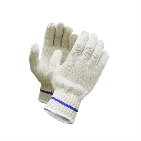 POLY COTON GLOVE LARGE (12)