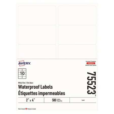 LABEL WTPRF 2X4 ADH.LAS