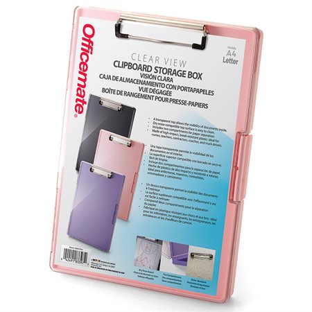 Boîte de rangement avec pince