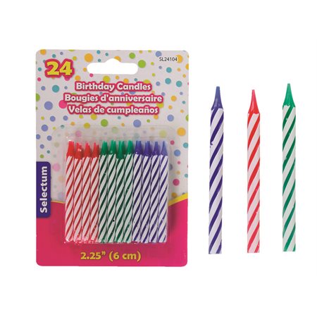 BOUGIES D'ANNIVERSAIRE