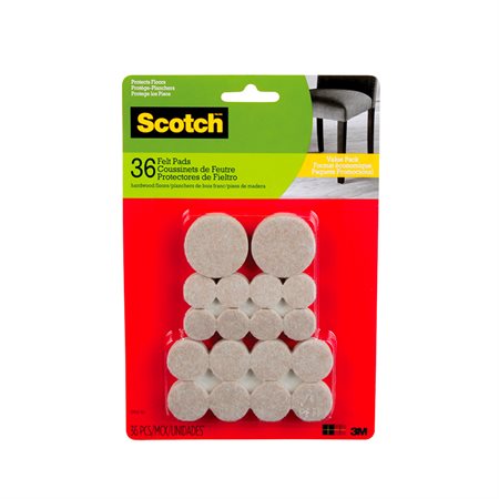 SCOTCH FELT PADS ASS