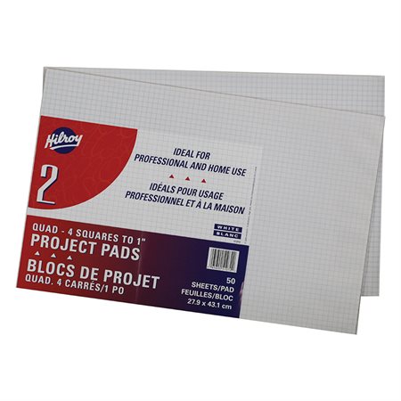 BLOC CALCUL 11X17 QUAD