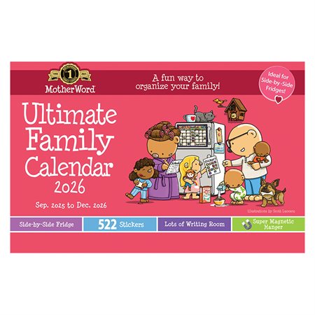 MAGNETIC CALENDAR 9 5X15