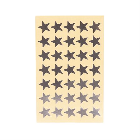 AUTOCOLLANTS ETOILES ARGENT