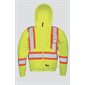 SAFETY HOODIE M LIME GREEN