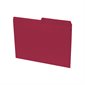 FOLDER LETTER REVERS BURGUNDY