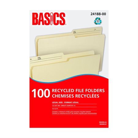 Recycled Folders