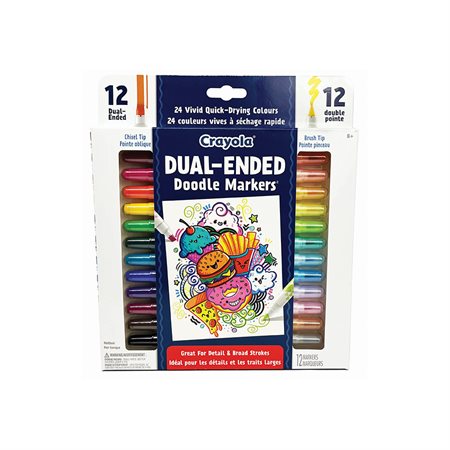 PERMANENT MARKERS DUAL ENDED
