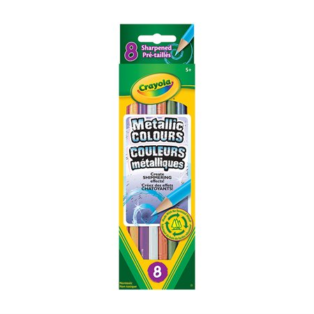 CRAYONS METALLIQUES 8CLR