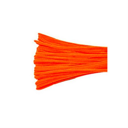 TIGES CHENILLE 12PO ORANGE