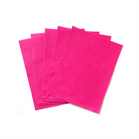 FELT SHEETS FUCHSIA 10PCS