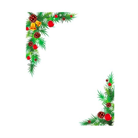 PAPIER LETTRE HOLIDAY COURONNE