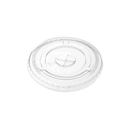 PET Lids with Hole Flat