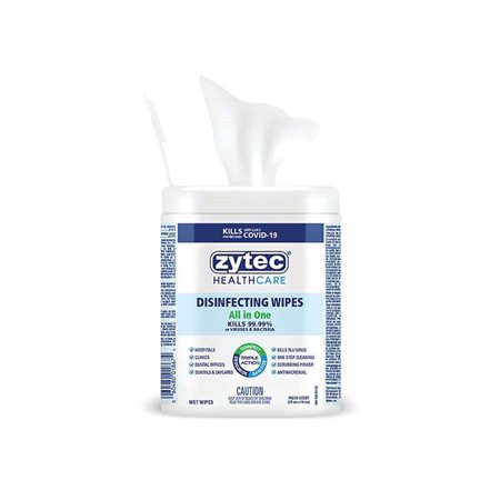 Lingettes désinfectantes tout-en-un