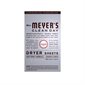 DRYER SHEETS-MRS MEYERS LAVEND