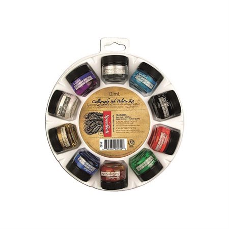 ENS.ENCRE CALLIGRAPHIE 10COL