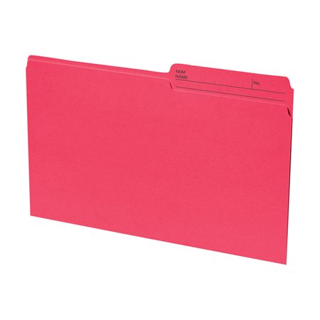 Coloured Reversible File Folders Legal