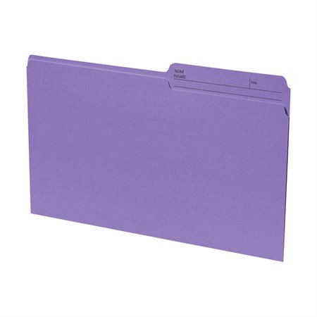 Coloured Reversible File Folders Legal