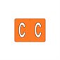 LABELS ALPHABETIC ORANGE