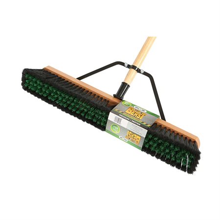 Balai-brosse assemblé avec bloc en bois The Beast™