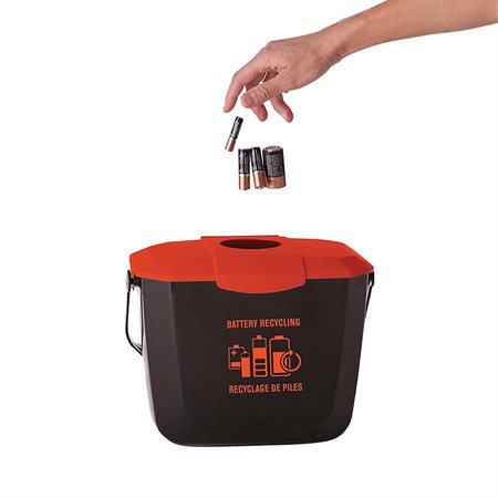 Bac de collecte de piles
