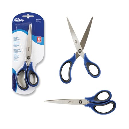 SCISSORS 8" STL COMF.HDL BL