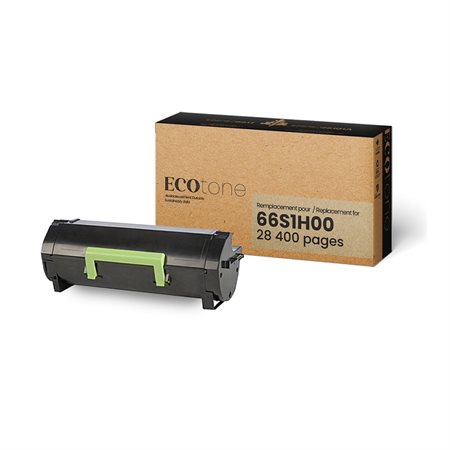 Cartouche de toner remise à neuf à haut rendement (Alternative à Lexmark 66S1H00)