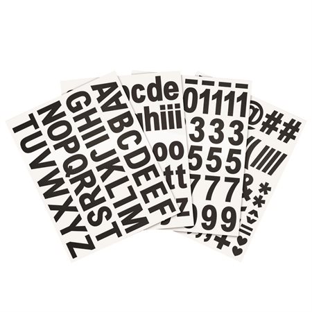 Pre-Cut Letters, Numbers and Symbols