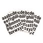 Pre-Cut Lowercase Letters