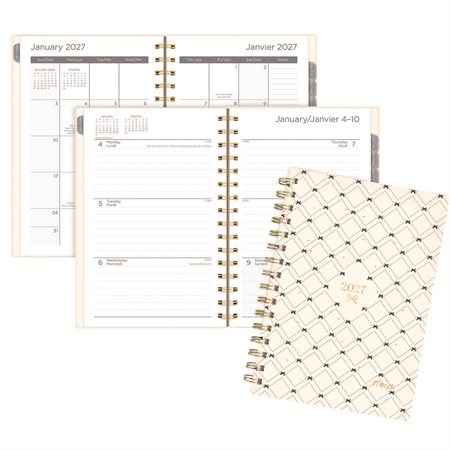 Black & White Bows Planner