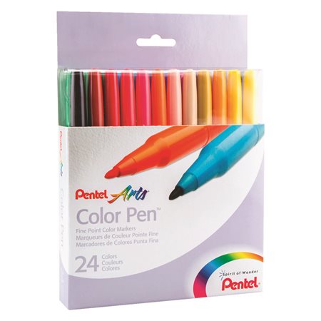 PENTEL ARTS COLOR PEN 24