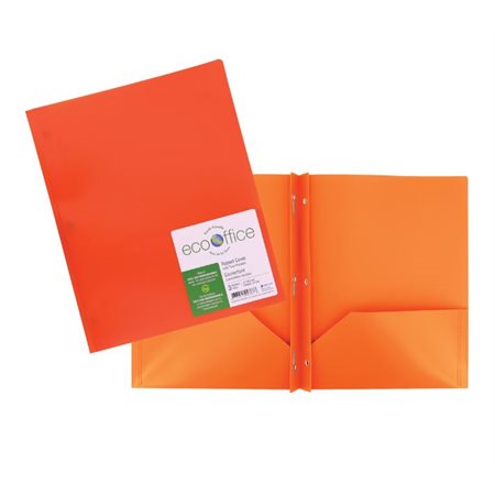 3 PRONG+ 2 POCK.ECO REPORT COVER ORANGE