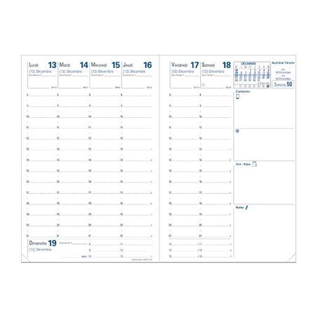 RECHARGE AGENDA AFFAIRES BIL.