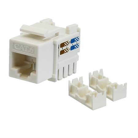 CONNECTEUR RÉSEAU BLUE DIAMOND KEYSTONE CAT6 BLANC