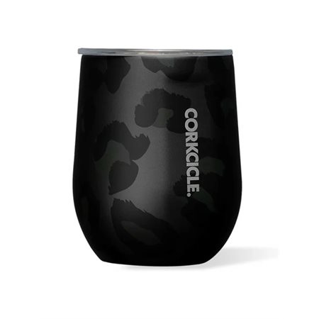 Isothermal stemless cup "Night leopard"