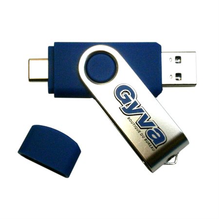 Clé USB + USB-C 64go GYVA