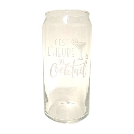 Cocktail glass "C'est l'heure du cocktail"