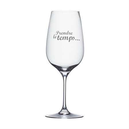 Wine glass "Prendre le temps"