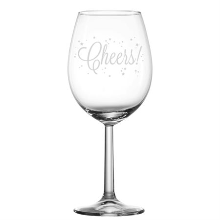 Wine glass "Cheers"