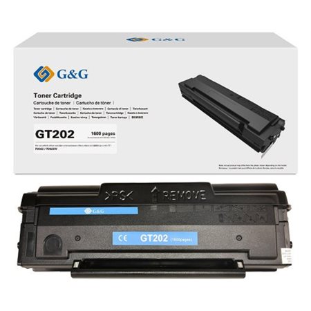 TONER CARTRIDGE G&G BLACK GT202 1600 COPIES