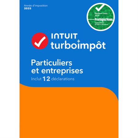 LOGICIEL INTUIT TURBO IMPOT PART&ENT 2025
