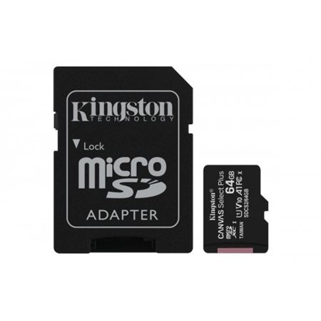 CARTE MÉMOIRE CANVAS SELECT MICROSD 64 GO