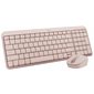 ENS. CLAVIER / SOURIS SANS FILS LOGITECH MK250 ROSE