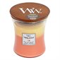 WoodWick medium Trilogy scented candle "Tropical Sunrise"