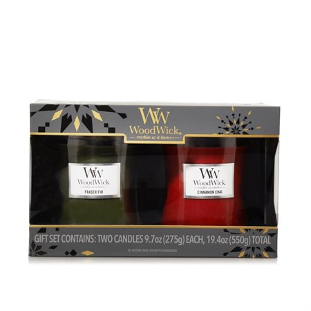 Ensemble cadeau WoodWick