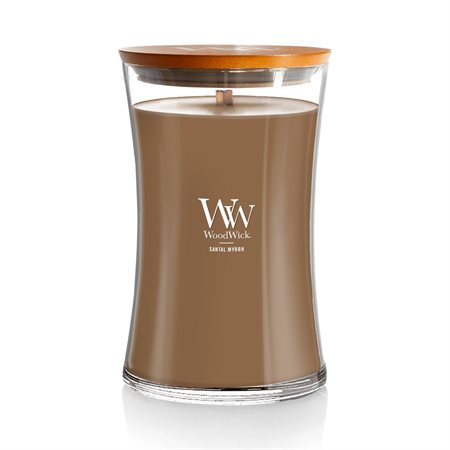 WoodWick large scented candle "Santal Myrrh"